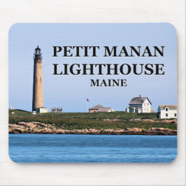Petit Manan Lighthouse, Maine Mousepad Musmatta