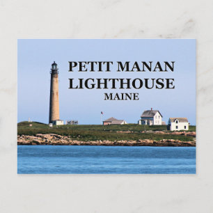 Petit Manan Lighthouse, Maine Postcard Vykort