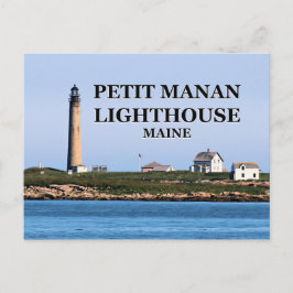 Petit Manan Lighthouse, Maine Postcard Vykort