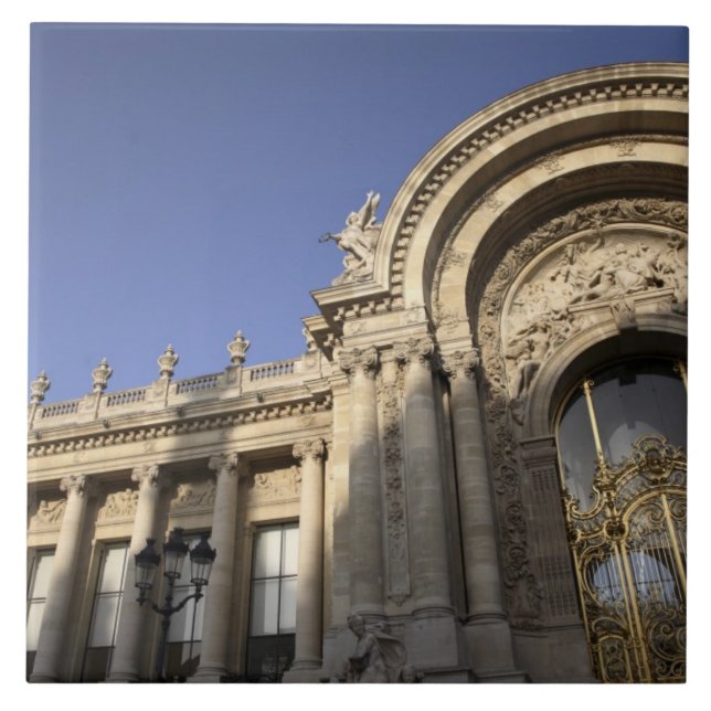 Petit Palais. Paris. Frankrike Kakelplatta (Framsidan)