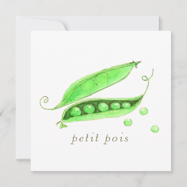Petit Pois Kort (Framsida)