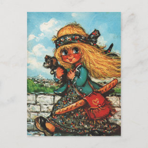 Petit Poulbot hippie Vykort