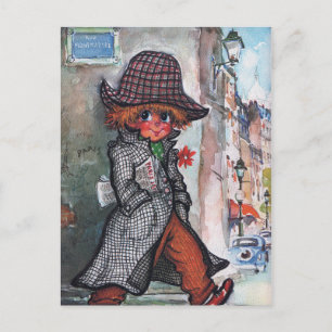Petit Poulbot Montmartre Vykort