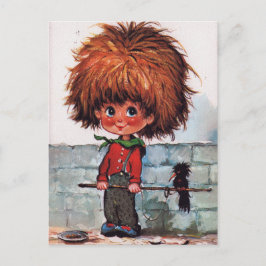 Petit Poulbot oiseau Vykort