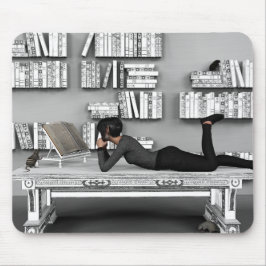 Petit råtta de bibliothèque (bokmalen) musmatta