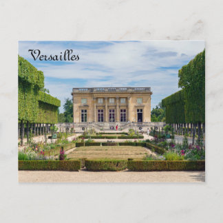 Petit Trianon och Fransk Garden in Versailles Vykort