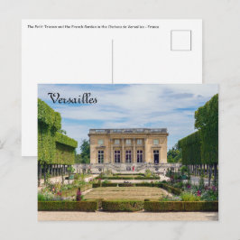 Petit Trianon och fransk trädgård i Versailles Vykort