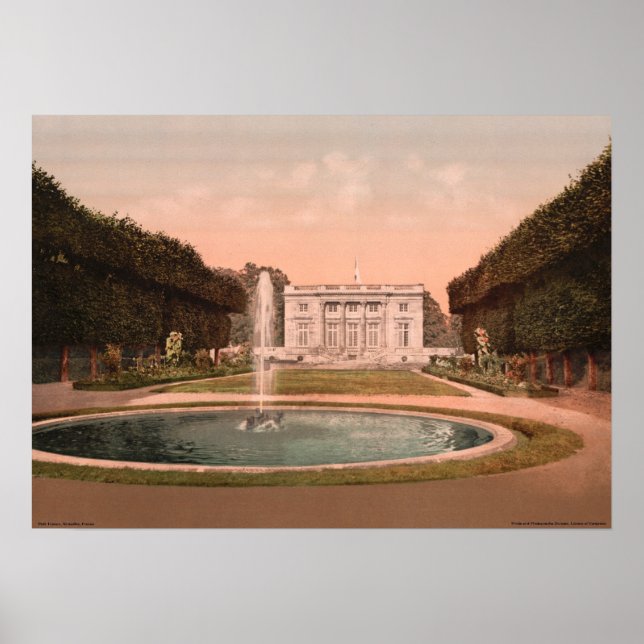 Petit Trianon, Versailles, Frankrike Poster (Framsidan)