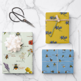 PetitArt | Bin & Wildblommor 3 Wrapping P