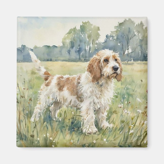 Petite Basset Griffon Vandeen - PBGV Magnet (Framsidan)