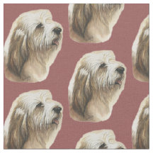 Petite Basset Griffon Vendeen Hund Art Fabric
