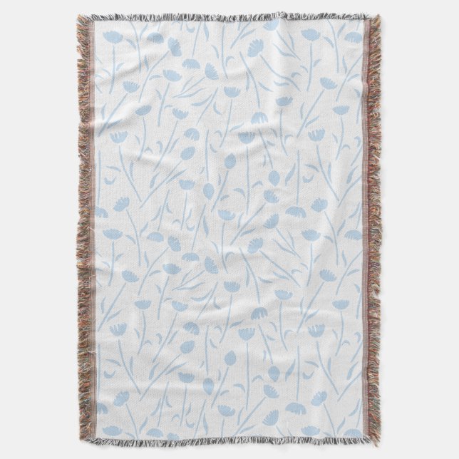 Petite Blommar Filt (Framsidan Vertikal)