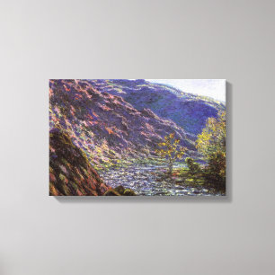 Petite Creuse, solljus av Claude Monet Canvastryck