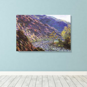 Petite Creuse, solljus av Claude Monet Canvastryck