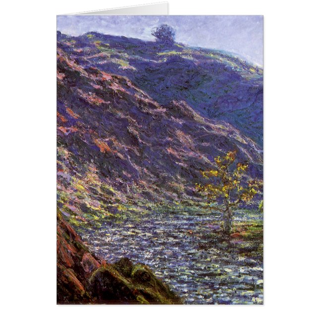 Petite Creuse, Sunlight av Claude Monet Hälsningskort (Framsidan)