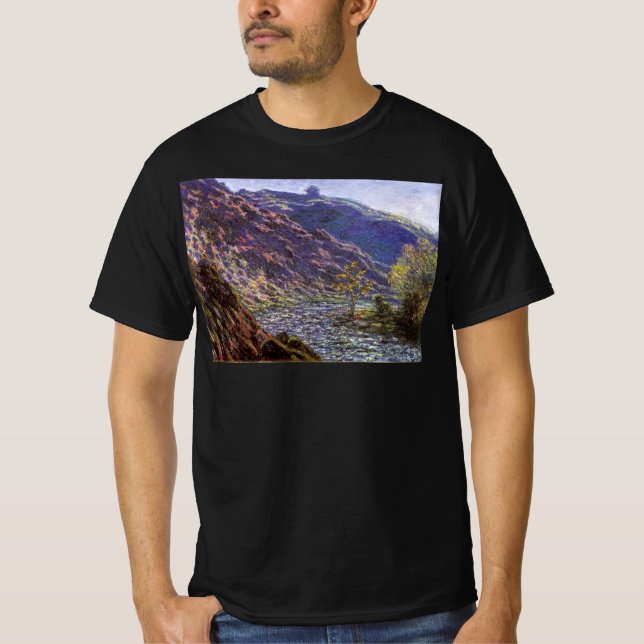 Petite Creuse, Sunlight av Claude Monet T-shirt (Framsida)