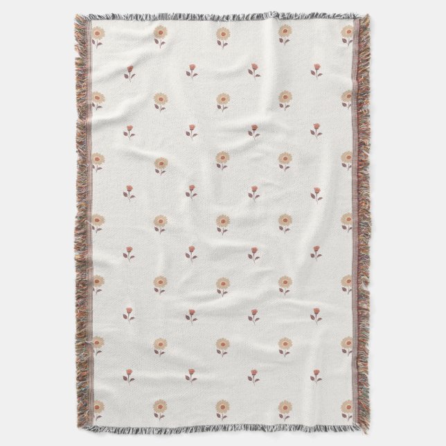 Petite Daisy Dreams Warm Neutralt Filt (Framsidan Vertikal)