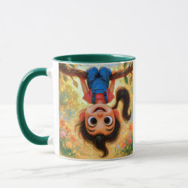 Petite fille espiègle mugg