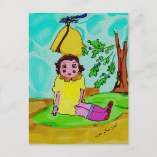 petite fille histoire vykort