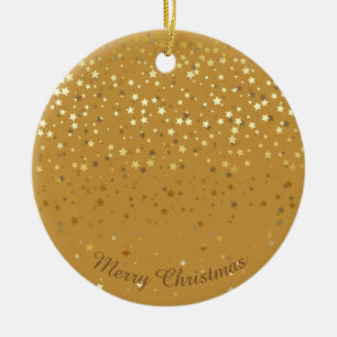 Petite Golden Stars jul Ornament-Orche Julgransprydnad Keramik