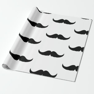 Petite Handlebar Mustache Presentpapper