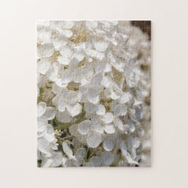 Petites fleurs blanches pussel