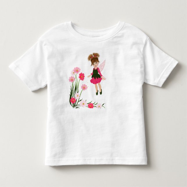 PetitRose "lite blommafe", skjorta T Shirt (Framsida)