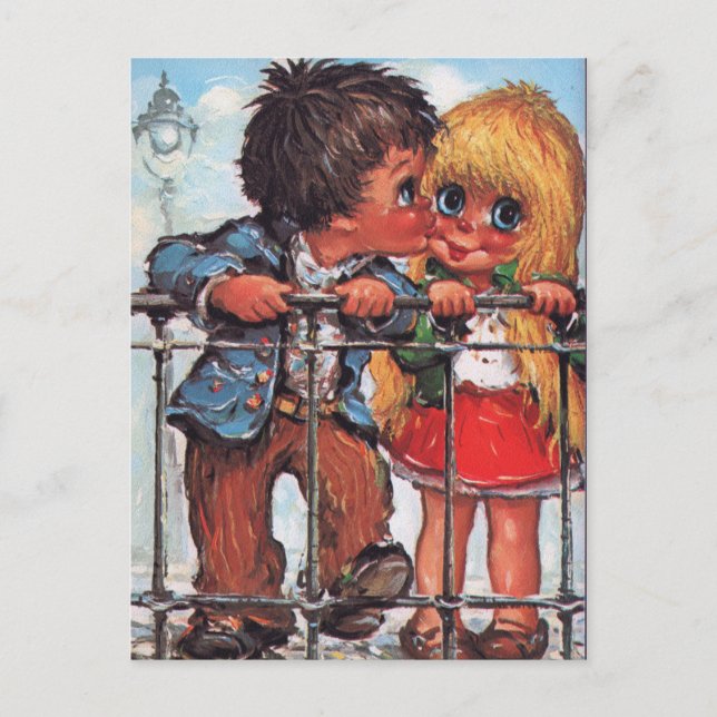 Petits Poulbots à Paris Vykort (Framsida)