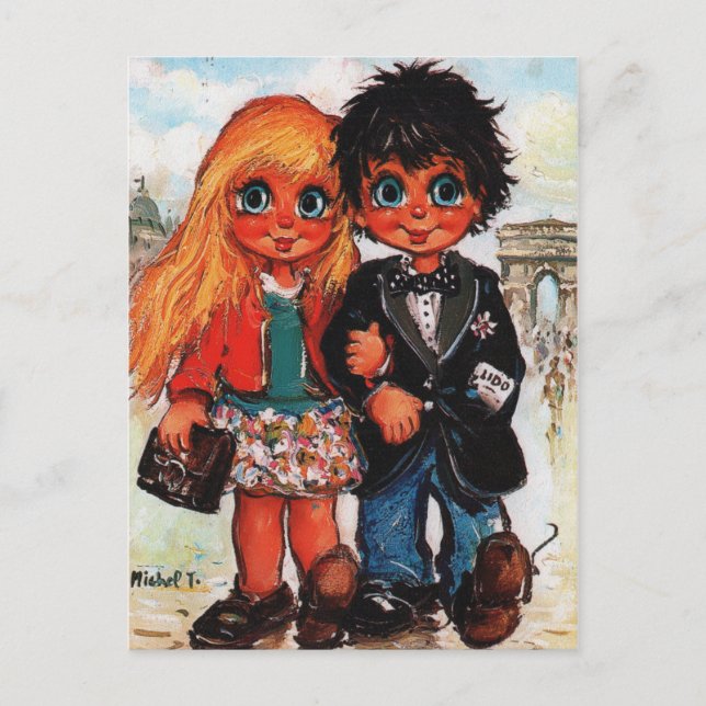 Petits Poulbots Lido Vykort (Framsida)