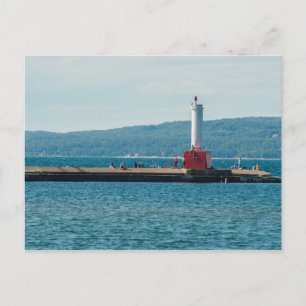 Petoskey Pierhead Lighthouse, Petoskey, Michigan Vykort