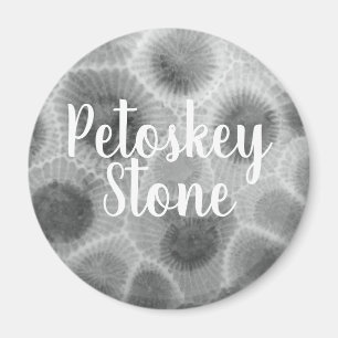 Petoskey Stone Mönster Magnet