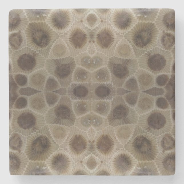 Petoskey Stone Stenunderlägg (Framsidan)