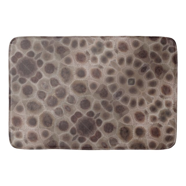 Petoskey Stones | Statssten Michigan Badrumsmatta (Framsidan)