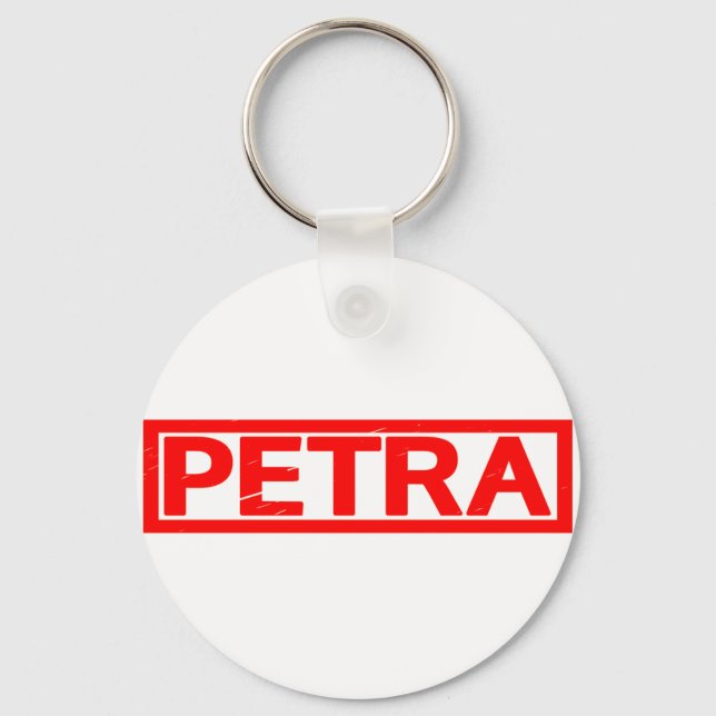 Petra Frimärke Nyckelring (Framsida)