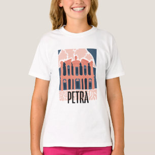 Petra Jordan abstrakt blommigt Art T Shirt