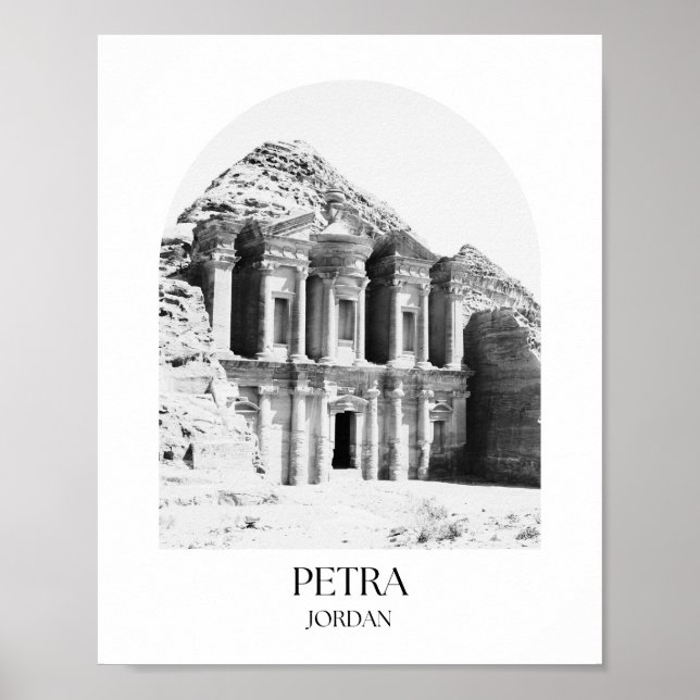 Petra Jordan Arch Photo Print Poster (Framsidan)