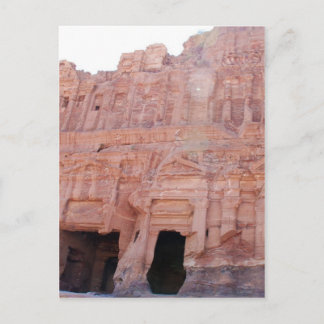 Petra Jordan Palace Grav Vykort