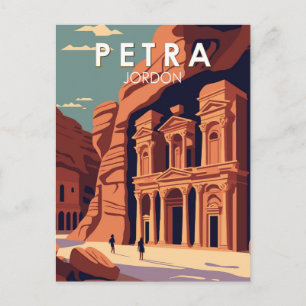 Petra Jordan Resa Konst Vintage Vykort