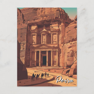 Petra Jordan Resa Vykort