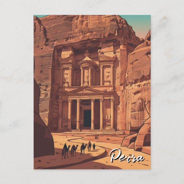 Petra Jordan Resa Vykort (Framsida)