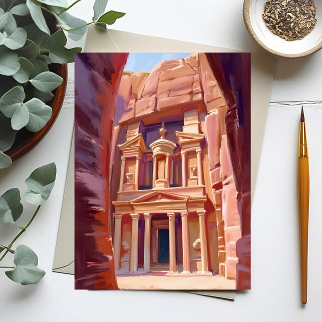 Petra Jordan Resemålning Vykort (Skapare uppladdad)