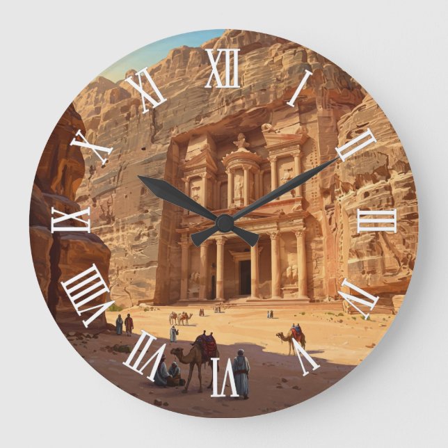 Petra Jordan Resor Stor Klocka (Framsida)