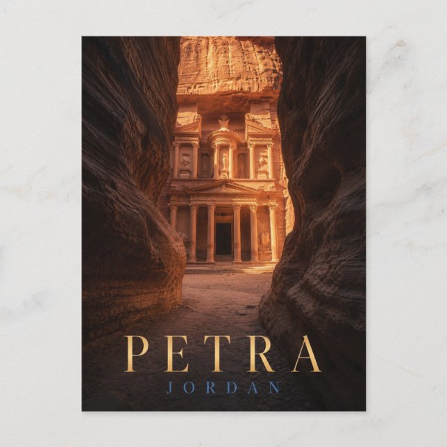 Petra Jordan The Treasury REALMS Vykort (Framsida)