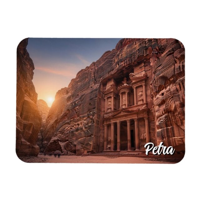 Petra Jordan Travel Magnet (Horisontell)