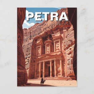 Petra Jordan Travel Vykort