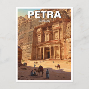 Petra Jordan Travel Vykort