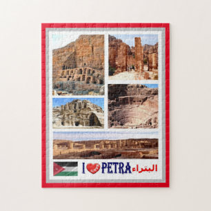 Petra - Jordanien - I Kärlek - Pussel