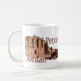 Petra, Jordanien: Klostret Kaffemugg