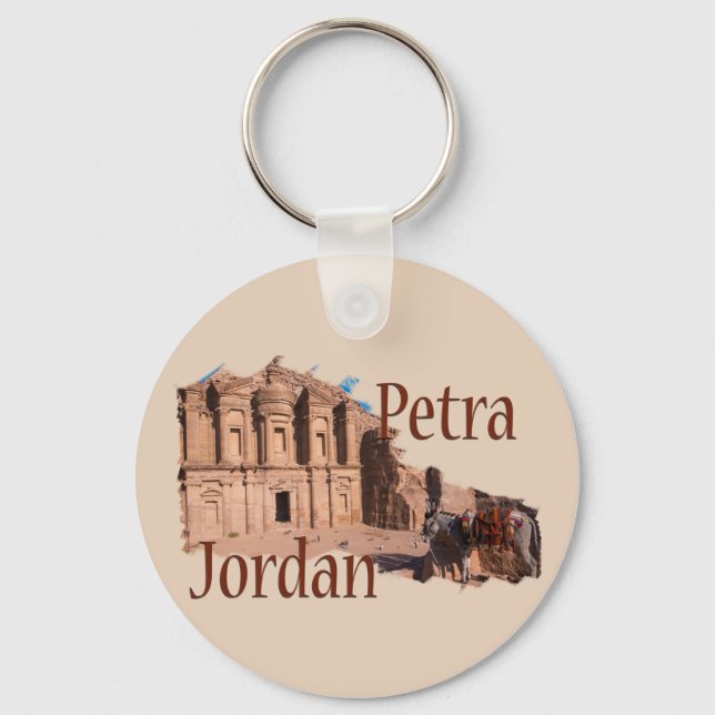 Petra, Jordanien: klostret Nyckelring (Framsida)
