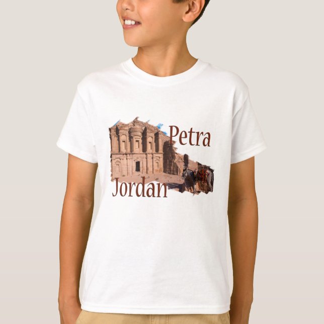 Petra, Jordanien: Klostret T Shirt (Framsida)